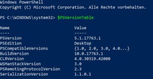 AD Powershell Modul installieren