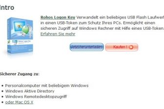 Anmeldung per USB Stick