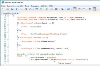 Anmeldungs Statistiken mit der Powershell