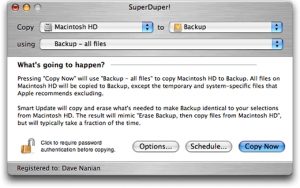 Backup fuer MacOS Systeme