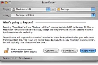 Backup fuer MacOS Systeme