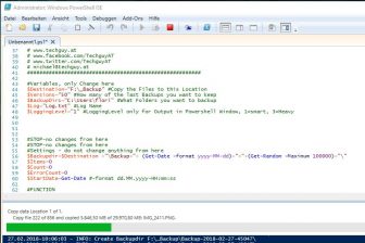Backup mit der Powershell