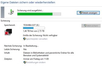 Backup unter Windows