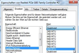 Bild  Jumbo Frames in Hyper V Umgebungen aktivieren