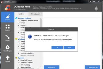 CCleaner dringend updaten