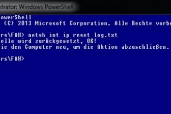 CMD Befehle in der Powershell ausfuehren