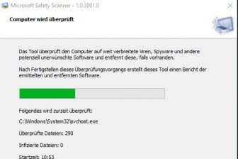 Extra Sicherheit mit dem Microsoft Safety Scanner