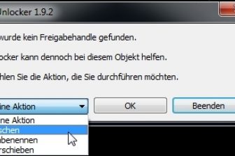 Gesperrte Dateien entfernen