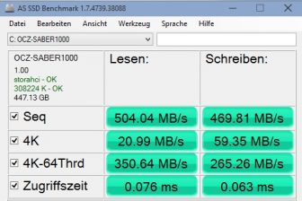 Hands on OCZ Sabre