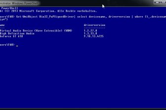 Installierte Treiber per Powershell sortieren