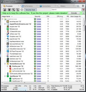 Leistungsanalyse mit System Explorer