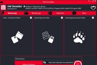 OW Shredder loescht Dateien nachhaltig