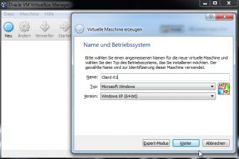 Oracle Virtual Box in der Version