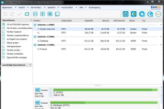 Partitionsmanager mit Zusatzfunktionen