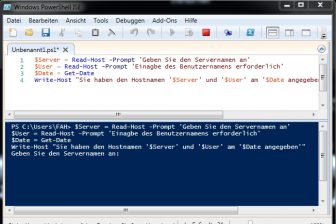 Powershell Benutzereingaben
