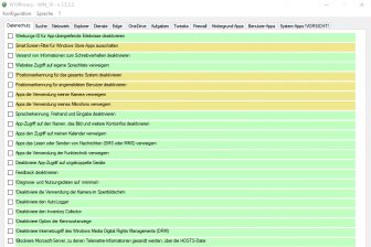 Privatsphaere Einstellungen bei Windows  automatisch setzen