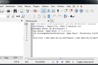 Profi Texteditor SynWrite