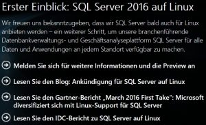 SQL Server unter Linux einsetzen