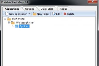 Startmenue fuer den USB Diagnose Stick