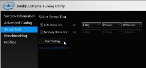 Stresstest fuer Intel CPUs