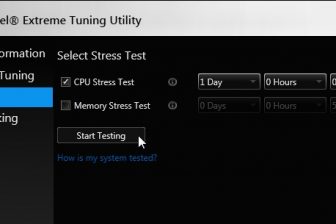 Stresstest fuer Intel CPUs