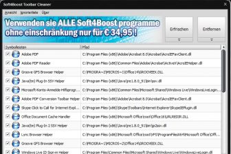 Toolbars zuegig entfernen