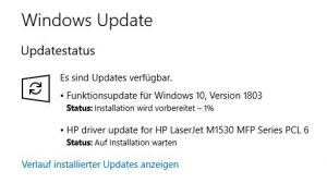 Update fuer Windows