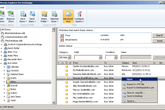 Veeam Explorer screen vex