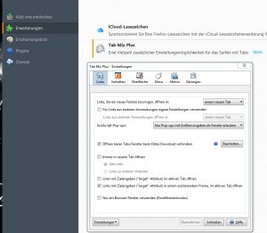 Volle Kontrolle ueber Firefox Tabs
