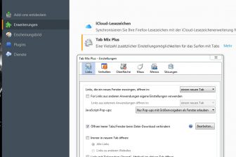 Volle Kontrolle ueber Firefox Tabs