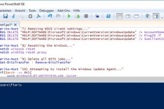 Windows Update Funktion mit Powershell reparieren