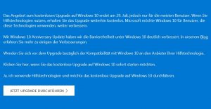 Windows  weiterhin kostenlos beziehen