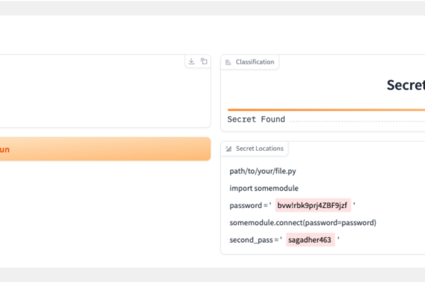 GenericSecretDetectionDemo Cycode